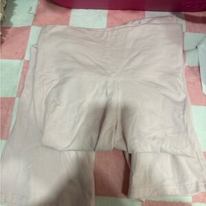 Brandy Melville Light Pink fold over leggings